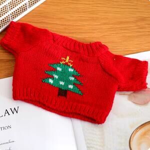 Handmade Christmas Tree Sweater for Miffy Doll